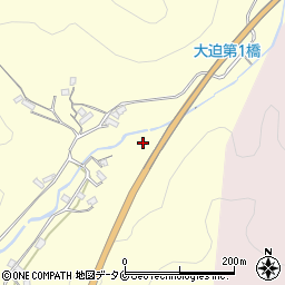 熊本県水俣市大迫周辺の地図