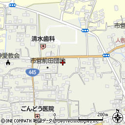 熊本県人吉市願成寺町474周辺の地図