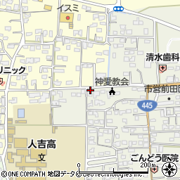 熊本県人吉市願成寺町504周辺の地図