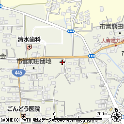 熊本県人吉市願成寺町476-12周辺の地図