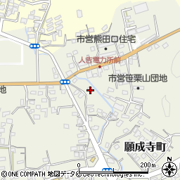 熊本県人吉市願成寺町581周辺の地図