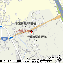 熊本県人吉市願成寺町635-5周辺の地図