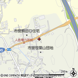 熊本県人吉市願成寺町637周辺の地図
