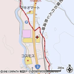 コメリハード＆グリーン津奈木店周辺の地図