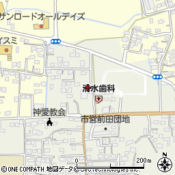 熊本県人吉市願成寺町1300-1周辺の地図