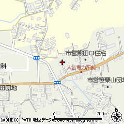 熊本県人吉市願成寺町1347周辺の地図