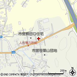 熊本県人吉市願成寺町1349-28周辺の地図