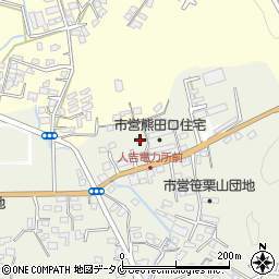熊本県人吉市願成寺町1349-7周辺の地図