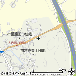 熊本県人吉市願成寺町645周辺の地図