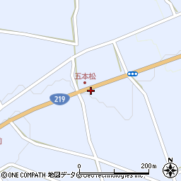 ＪＡ免田ＳＳ周辺の地図