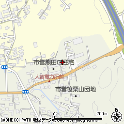 熊本県人吉市願成寺町1349-25周辺の地図