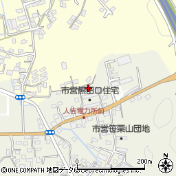 熊本県人吉市願成寺町1349-44周辺の地図