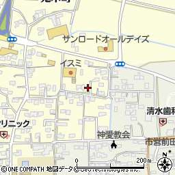 熊本県人吉市鬼木町592-4周辺の地図