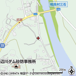 熊本県球磨郡相良村柳瀬166周辺の地図