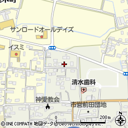 熊本県人吉市願成寺町1264-7周辺の地図