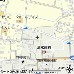 熊本県人吉市願成寺町1261周辺の地図
