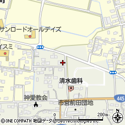 熊本県人吉市願成寺町1260周辺の地図