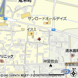 熊本県人吉市鬼木町592周辺の地図