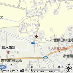 熊本県人吉市鬼木町1383周辺の地図