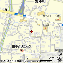熊本県人吉市鬼木町624-1周辺の地図