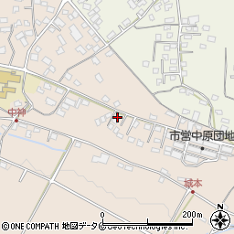 熊本県人吉市中神町296周辺の地図