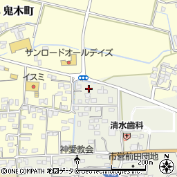 熊本県人吉市願成寺町1271周辺の地図
