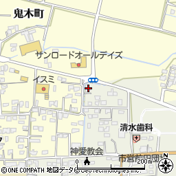 熊本県人吉市願成寺町1272周辺の地図