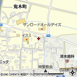 熊本県人吉市鬼木町581周辺の地図