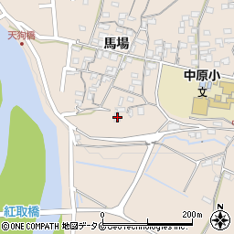 熊本県人吉市中神町馬場612周辺の地図