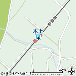木上駅周辺の地図
