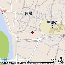 熊本県人吉市中神町馬場614周辺の地図