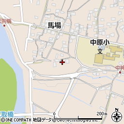 熊本県人吉市中神町馬場614周辺の地図