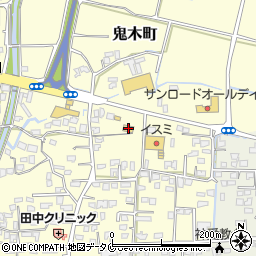 ファミリーマート人吉インター店周辺の地図