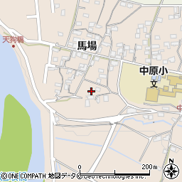 熊本県人吉市中神町馬場613周辺の地図