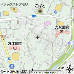 熊本県人吉市瓦屋町周辺の地図