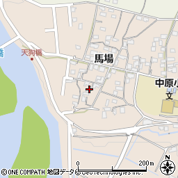 熊本県人吉市中神町馬場587周辺の地図
