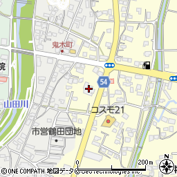 熊本県人吉市鬼木町836周辺の地図