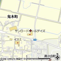 熊本県人吉市鬼木町584周辺の地図