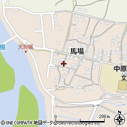 熊本県人吉市中神町馬場581周辺の地図