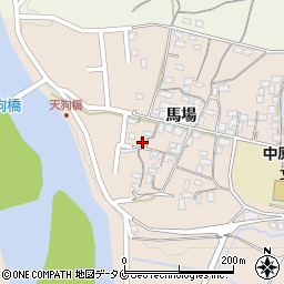 熊本県人吉市中神町馬場582周辺の地図