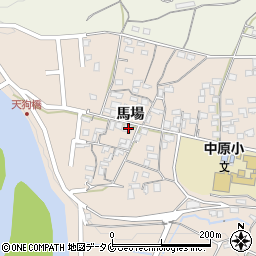 熊本県人吉市中神町馬場579周辺の地図