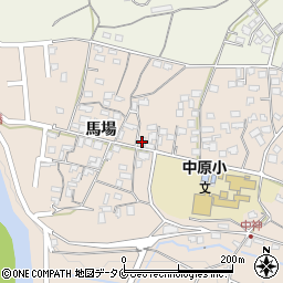 熊本県人吉市中神町馬場87周辺の地図