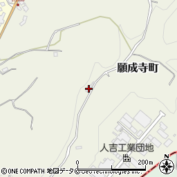 熊本県人吉市願成寺町1510周辺の地図