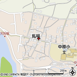 熊本県人吉市中神町馬場83周辺の地図