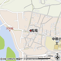 熊本県人吉市中神町馬場76周辺の地図