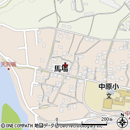熊本県人吉市中神町馬場82周辺の地図