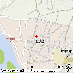 熊本県人吉市中神町馬場74周辺の地図