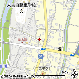 熊本県人吉市鬼木町741周辺の地図