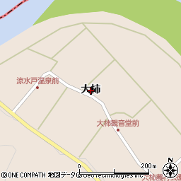 熊本県人吉市中神町大柿周辺の地図