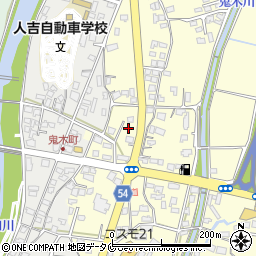 熊本県人吉市鬼木町725周辺の地図